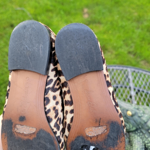 Sam Edelman Loraine Leopard Print Calf Hair Flat Horse Bit Loafers Size 6 - Picture 9 of 10